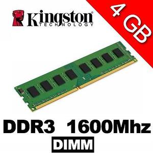 Memoria Kingston Ddr3 4Gb Mhz DIMM