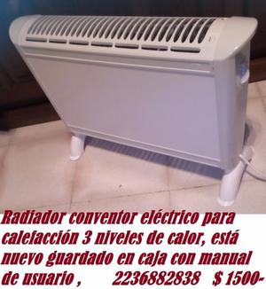 Radiador conventor de calor eléctrico