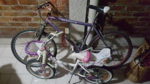 VENDO BICLETAS VAIRO RODADO 26 Y AURORITA PARA NENA, AMBAS