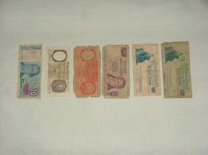 billetes antiguos en buen estado