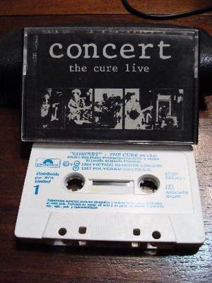 the cure - concert live - cassette