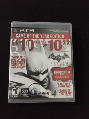 Batman Arkham City Goty Edition Ps3 Fisico