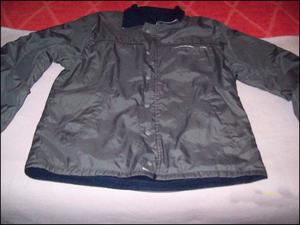 CAMPERA REVERSIBLE GRIS O AZUL