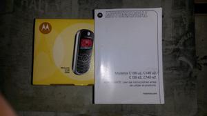 Caja Y Manual Original Celular Motorola C139