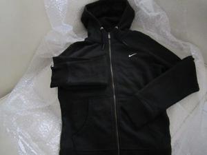 Campera NIKE The Athletic Dept. con Hoodie (Tallle S)