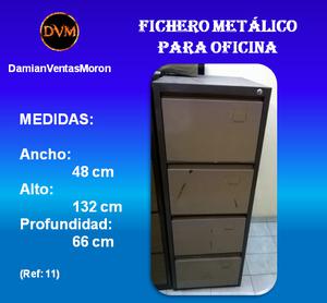 Fichero-Archivo metálico (usado) 48x132x66 (Ref. 11)