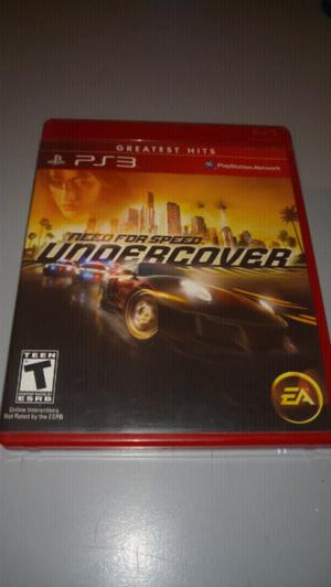 Juego PS3. UNDERCOVER. Need For Speed