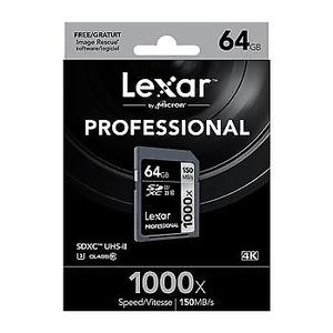 Lexar 64GB Professional x UHS-II SDXC Memory Card Clase
