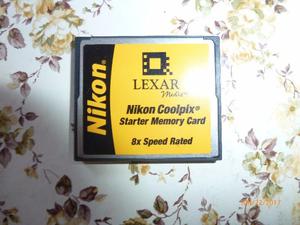 Lexar Memoria 16mb 8x Compact Flash