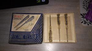 Lote de destornilladores tester