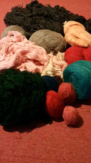 Lote de diferentes lanas