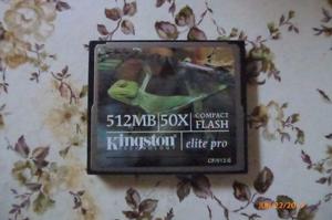 Memoria Compact Flash Kingston 512 MB 50X
