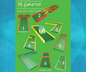 Minigolf Mi Golfito, Juego Para Niños Y Adultos. Mini Golf