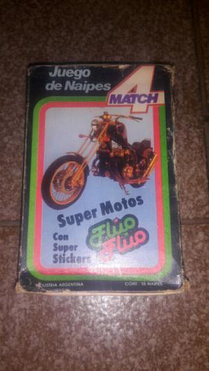 Naipes super motos match4 cromy