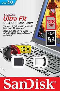 PENDRIVE USB SANDISK 128GB ULTRA FITMB/S - ROSARIO