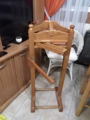 PERCHERO VALET DE MADERA MACIZA