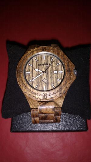 Relojes pulsera de madera
