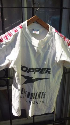 Remera independiente entrenamiento topper