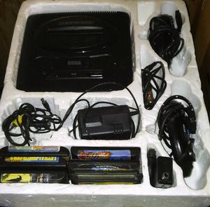 Sega Génesis con 6 juegos y 2 joysticks