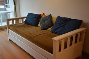 Sillón Cama, Con Cama Debajo Móvil (más Dos Colchones)