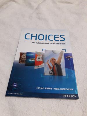 Vendo libro Choices- editorial Pearson