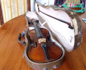 Violin Antiguo Con Su Estuche