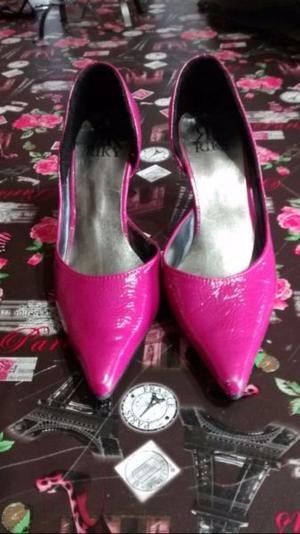 Zapatos stiletto fucsia talle 35