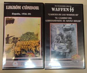 2 VIDEOS VHS - TERCER REICH - LEGION CONDOR y WAFFEN SS