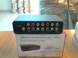 Amplificador Distribudor 1x4 Audio Video Rca Lcd Led Tv Htec