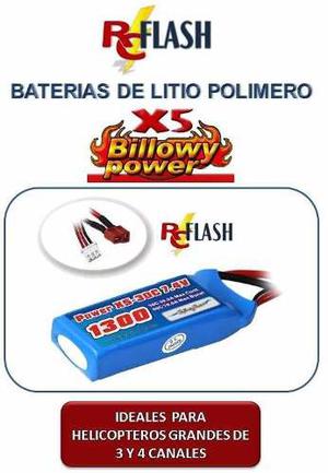 Batería Litio Polímero Lipo 7.4v mah 30c - Factura A Y