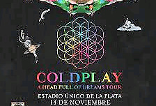 Coldplay. Entradas campo 14 de Noviembre