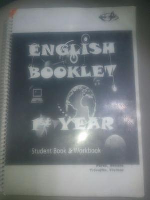 Cuadernillo English BOOKLET 1St Year Student Book & Workbook