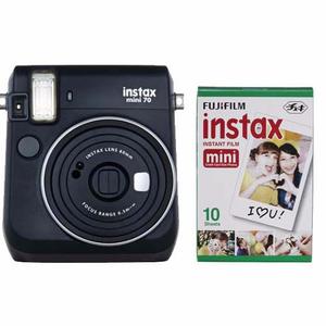 Fujifilm Instax Mini 70 Negra Tipo Polaroid + 10 Fotos