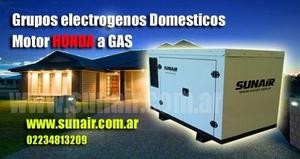 Grupos electrogenos Honda a gas domesticos comerciales,