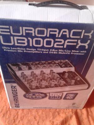 Mezcladora Behringer eurorack ub  fx