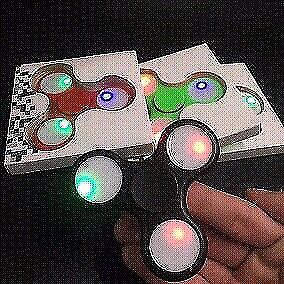 Spinner con 3 luces