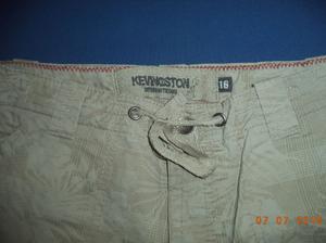 bermudas cargo kevingston talle 16