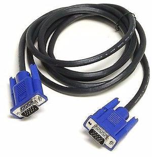Cable VGA a VGA Macho Doble Filtro 1.5 Metros