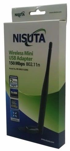 Receptor wifi Nisuta Antena 5dbi/placa de red