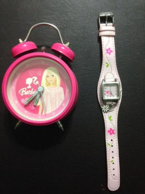 Reloj Barbie + Despertador