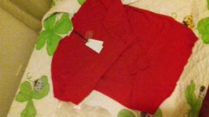 Sweter rojo marca"silenzio"