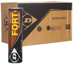 Tubo De Pelotas Dunlop Fort X 4 Balls - Oferta Caja X 18 Un.