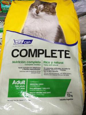 Vitalcat Adulto Complete 12kg Vital Cat Gato Envios