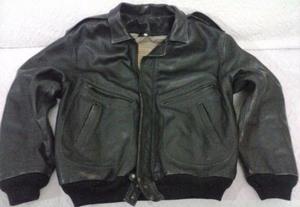 campera de cuero chevignon hombre