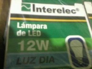 interelec led 12 wats luz fria