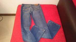 jeans levis mujer talle 0/24 y 1/25 usa demi curve, bootcute