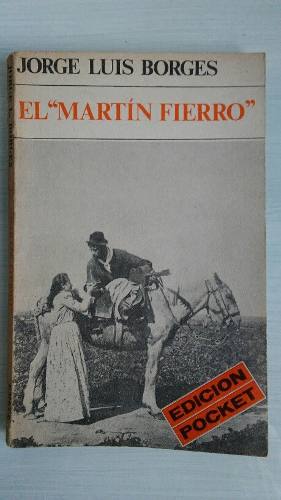 Libro El Martín Fierro J L Borges