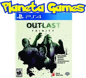 Outlast Trinity Playstation Ps4 Fisicos Caja Cerrada