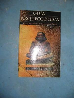 guia arqueologica: egipto y nubia i ($80) nuevo perfecto