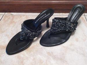 zapatos de fiesta con piedras nro.38 marca expender